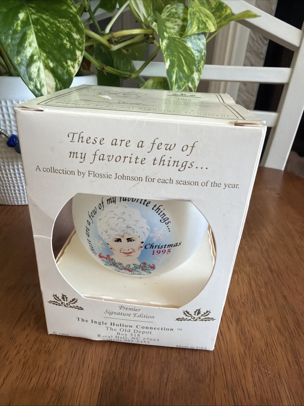 1995 Flossie Johnson Signature Edition Ornament