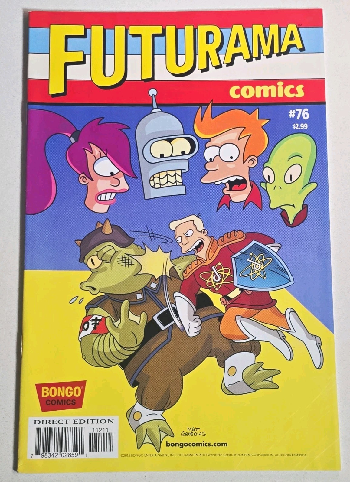 Futurama Comics #76 2015 Bongo Comics VF/NM Scarce Low Print Run
