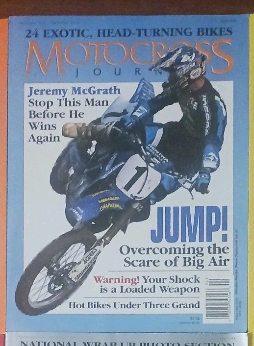 MOTOCROSS ACTION JOURNAL VOL.6 NO.2 APRIL 2000 JEREMY MCGRATH YZ CR KX VINTAGE