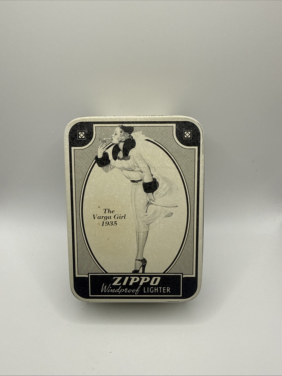 1993 ZIPPO Cigarette Lighter “THE VARGA GIRL 1935” Original Box  Never Used 1698