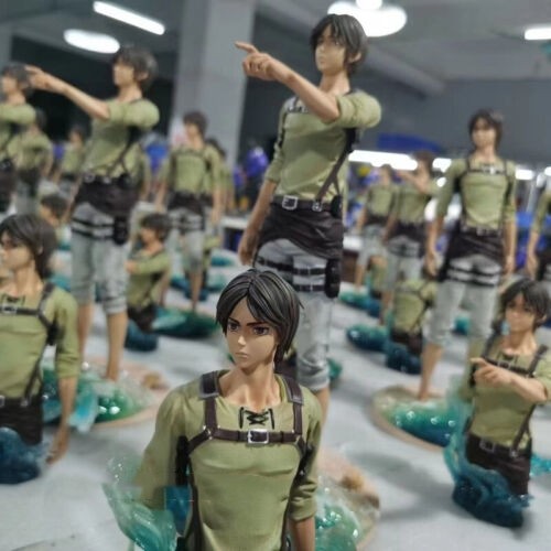 Typical Scene Studio Attack on Titan Eren Yeager Resin Model Two Heads In Stock