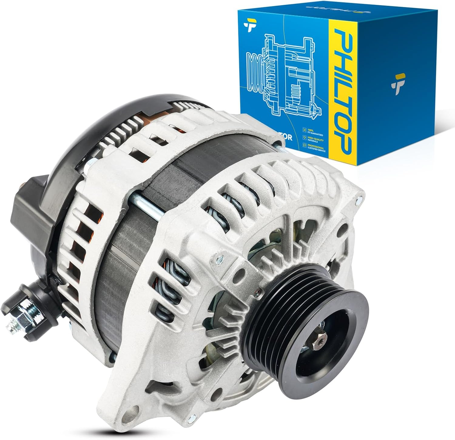 New 11532N Alternator Compatible with Ford F-150 2011-2014 5.0L | Automotive Alt