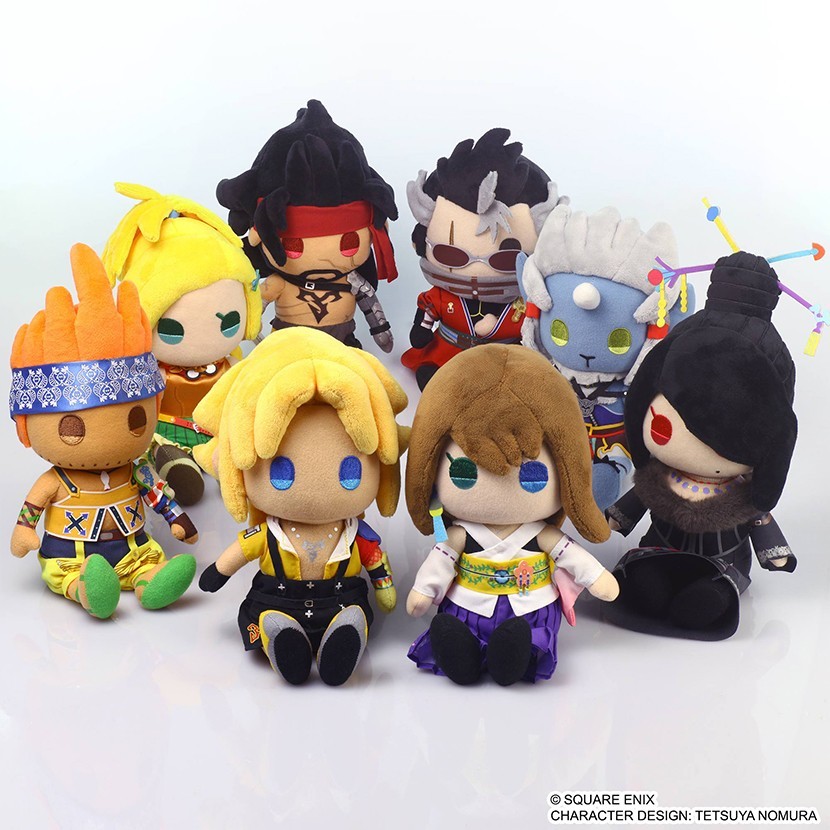 Pre-order Set of 8 Square Enix Final Fantasy X Plush Toy 25th Anniversary
