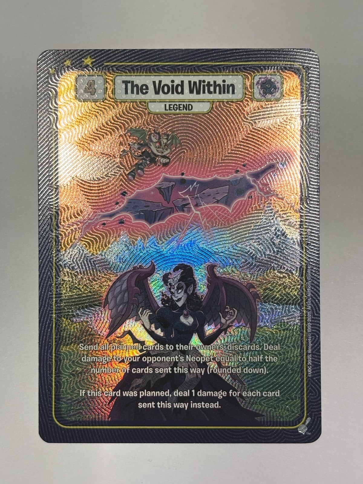 The Void Within #176 UR Ultra Rare Textured Foil Neopets Battledome TCG