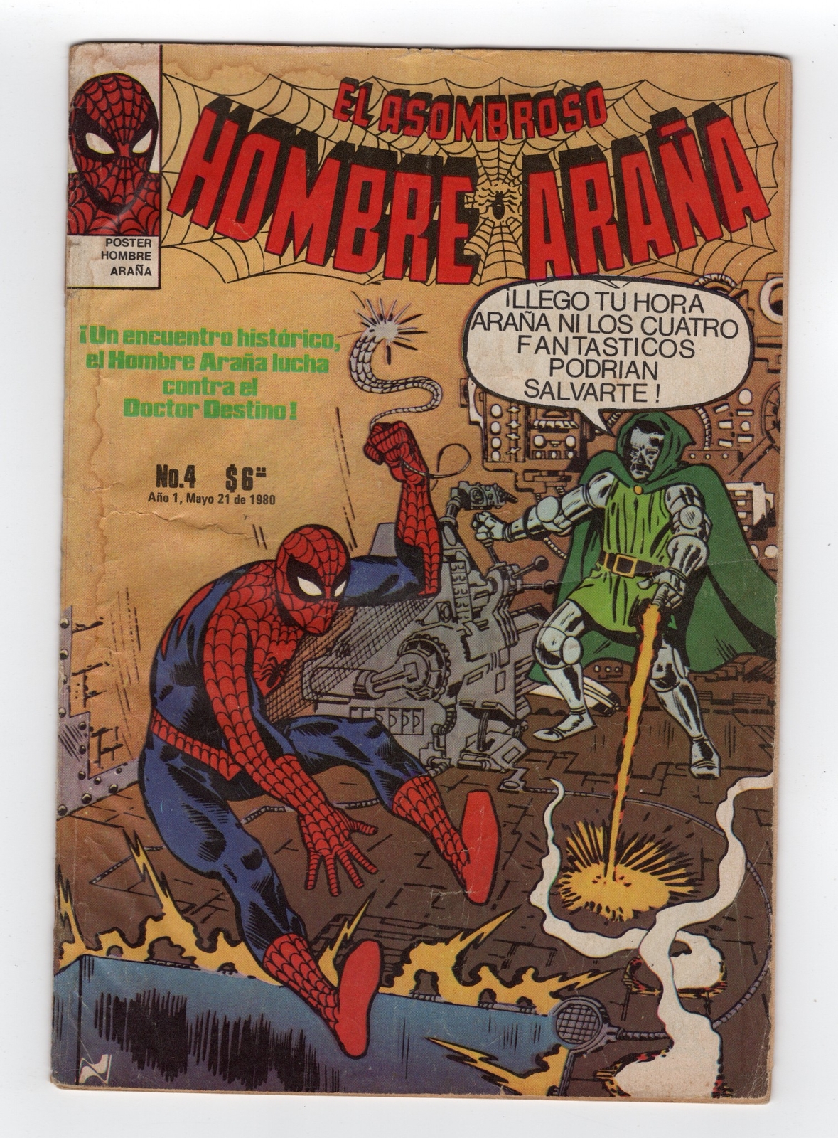 1963 MARVEL AMAZING SPIDER-MAN #5 1ST APP OF DOCTOR DOOM KEY GRAIL RARE MEXICO
