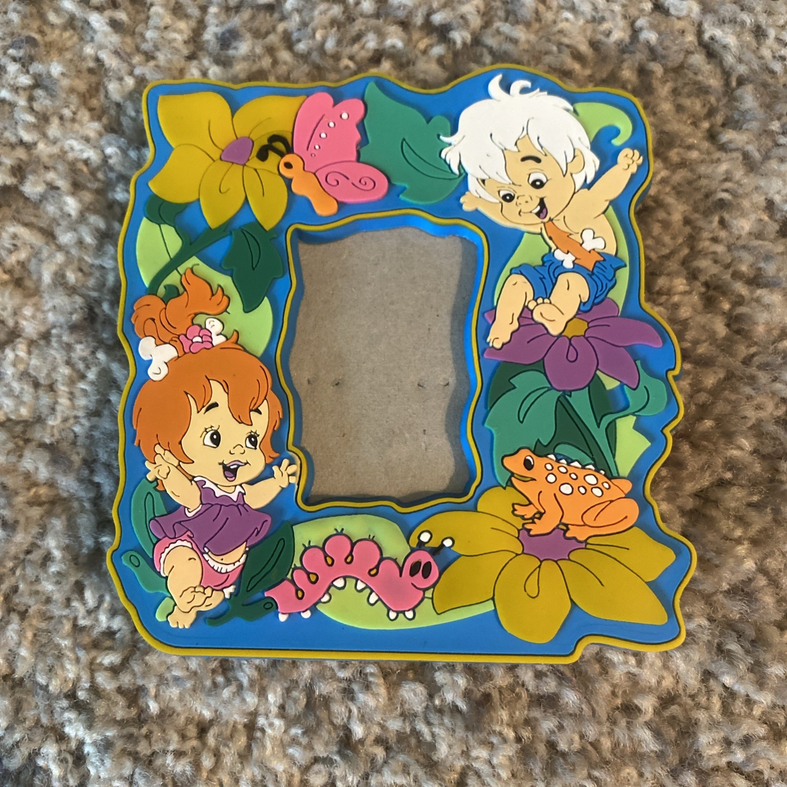 Cave Kids:  Pebbles And Bamm-Bamm Silicone Picture Frame