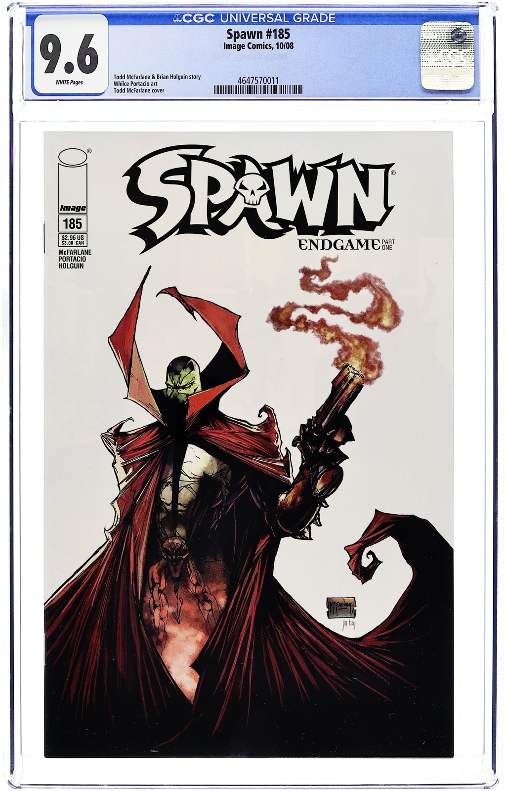 Spawn #185A McFarlane CGC 9.6 2008 4647570011