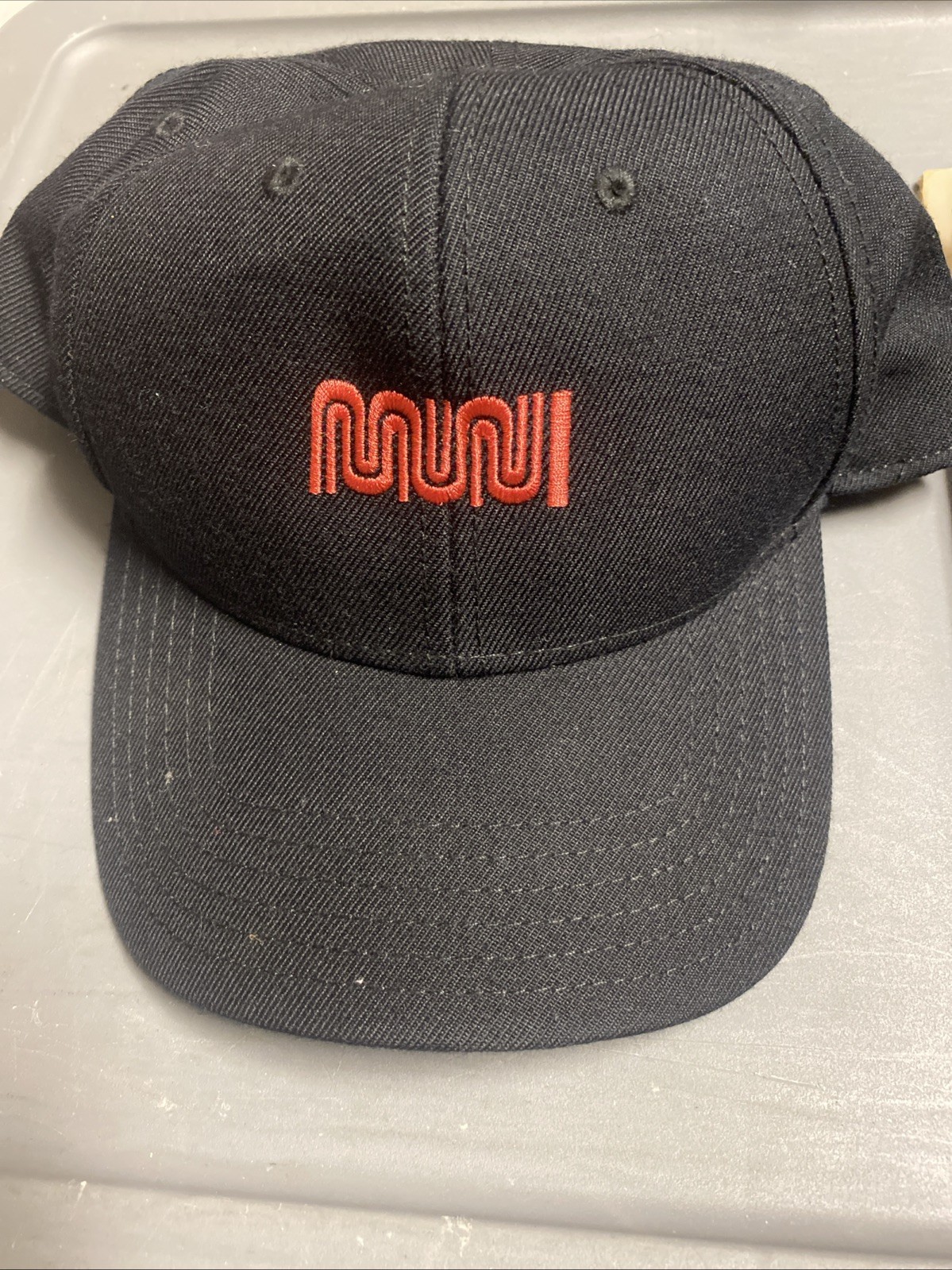 Vintage SF MUNI City Bus Driver Hat Snapback San Francisco California Y2k 2000s