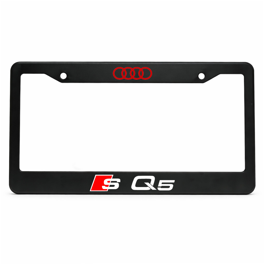 Audi S Q5 12x6 in Aluminum License Plate Frame US Standard Car Fans Gift