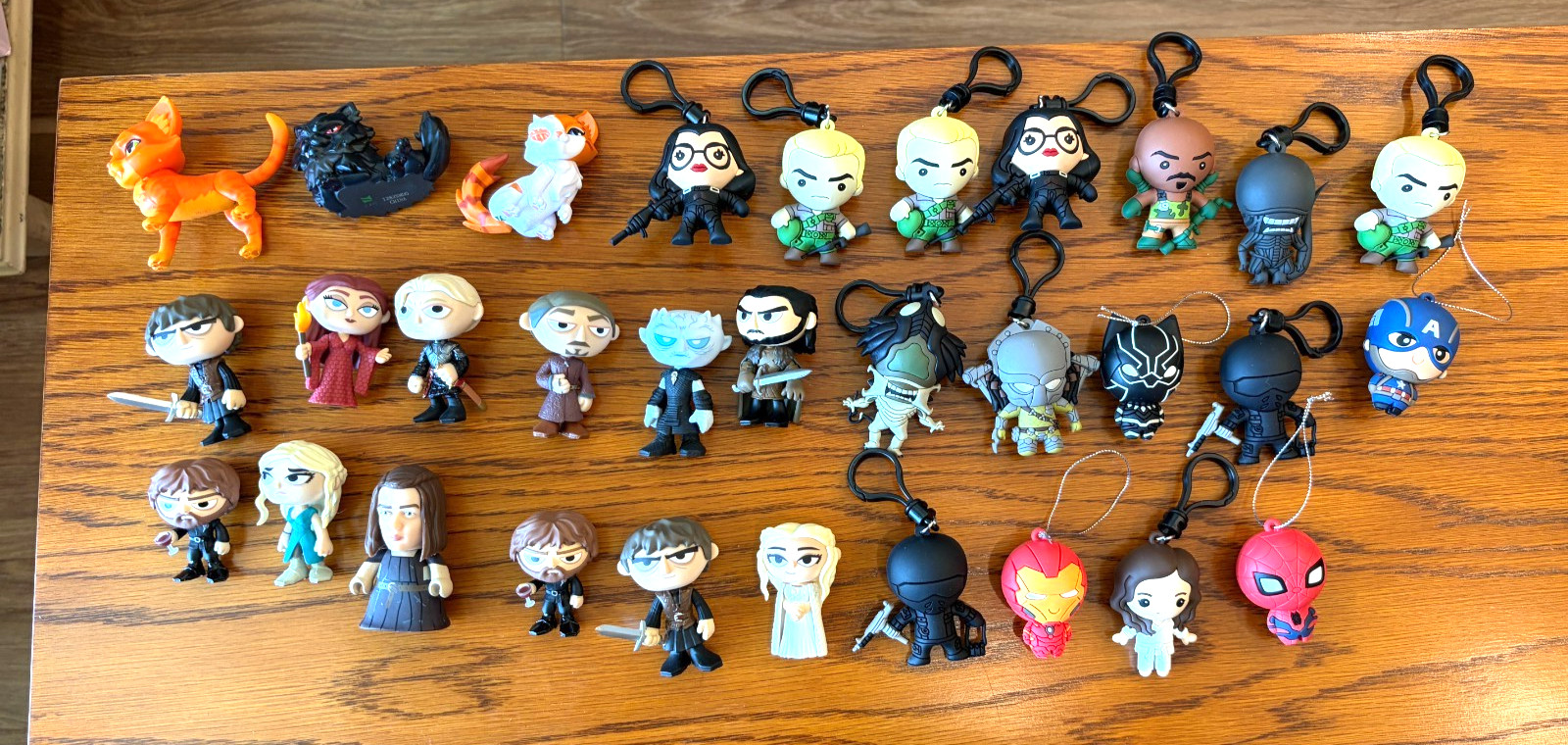 🔥Misc lot of 31 Mini Figs/Clips- Game of Thrones, G.I. Joe, Spiderman, Marvel🔥