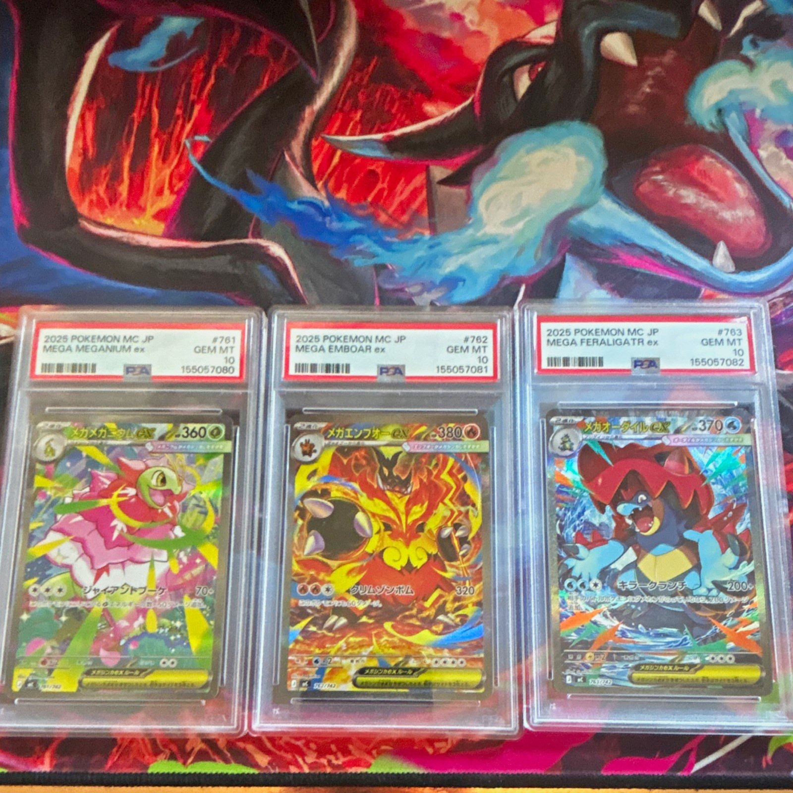 2025 Pokémon JP Starter deck God Pack Sequential PSA 10 bundle- 761/762/763