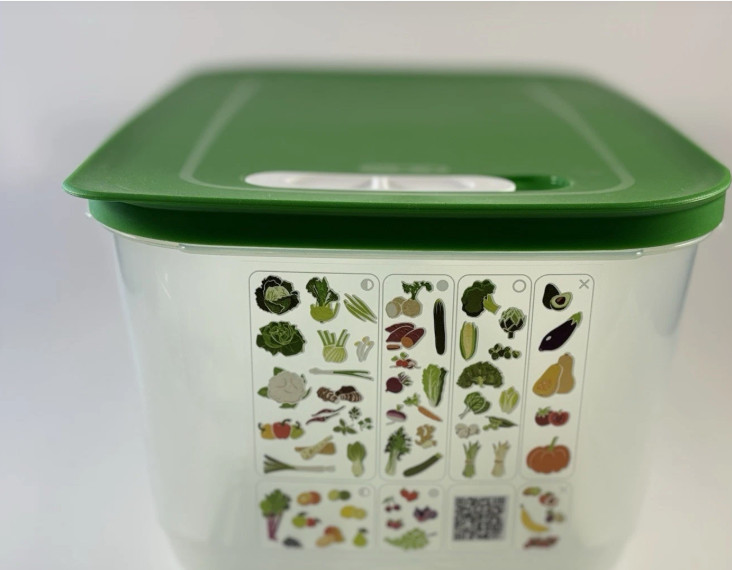 Vintage Tupperware Fridge Smart Produce Container Veggie Saver Keeper  1 GAL