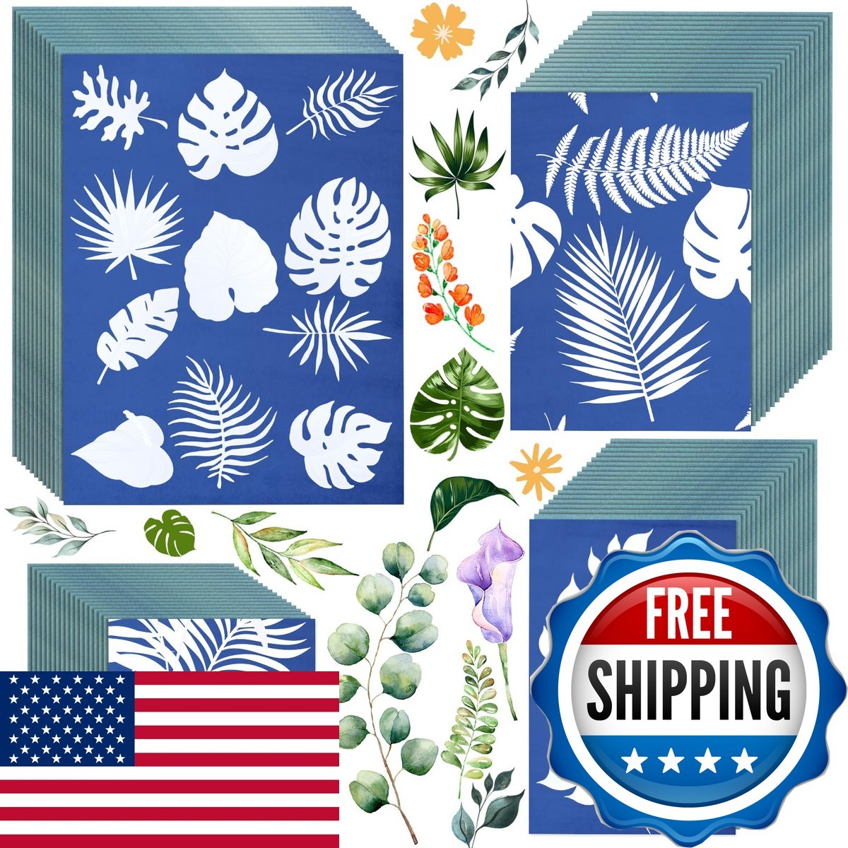 Bbto 240 Sheets Cyanotype Paper Sun Print Kit A4 A5 A6 Solar Drawing Paper High