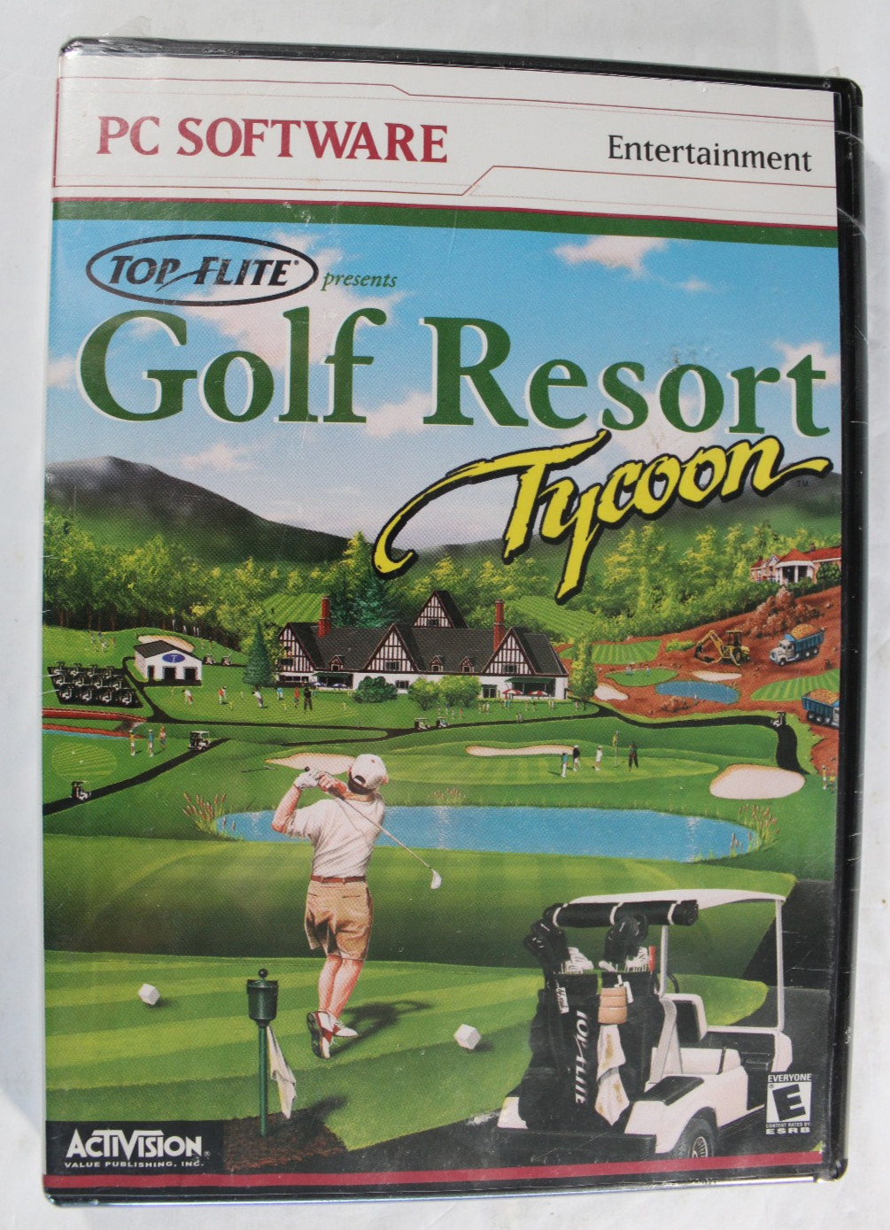 Golf Resort Tycoon Activision Top Flite 2001 PC Windows 95/98/ME New Sealed