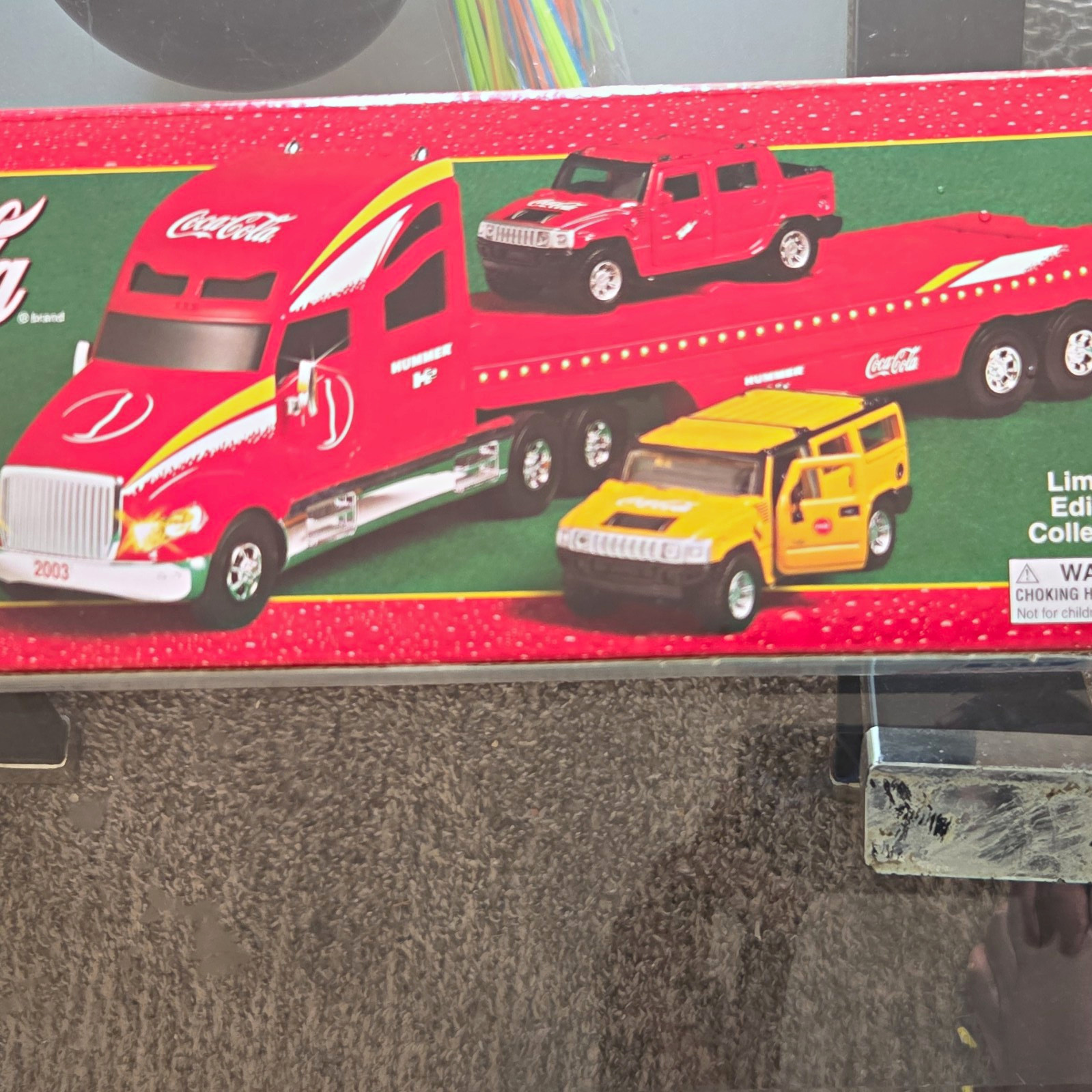 Coca-Cola 2003 Off-Road Carrier Hummer H2 Limited Edition Soda Collectible