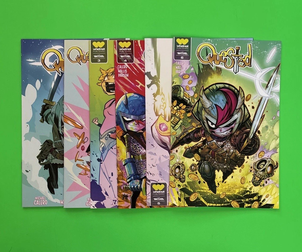 Quested #1 2 3 4 5 6 (Whatnot Publishing Comics 2023) Complete Season 1