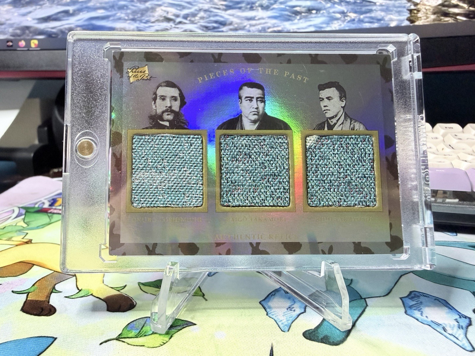 2023 Pieces of the Past Japan Triple Relic /50 Saigo Takamori Okubo Kido Meiji