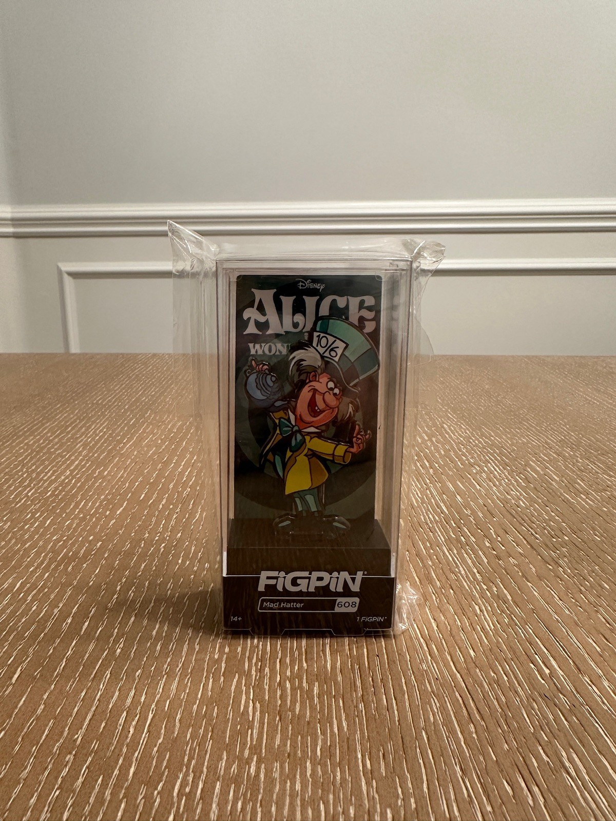 FiGPiN: Alice in Wonderland - Mad Hatter #608 Exclusive Rare New
