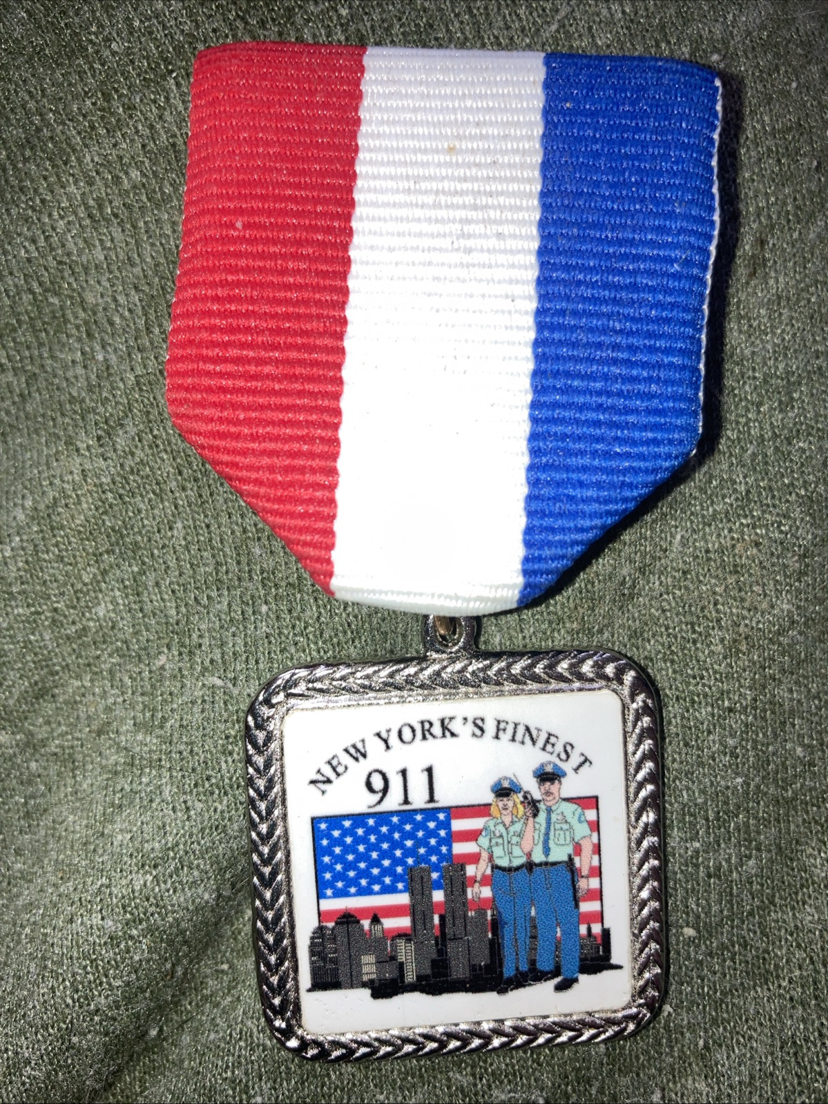 911 NEW YORK CITY POLICE COMMEMORATIVE MEDAL 9/11 nypd towers transit port patch