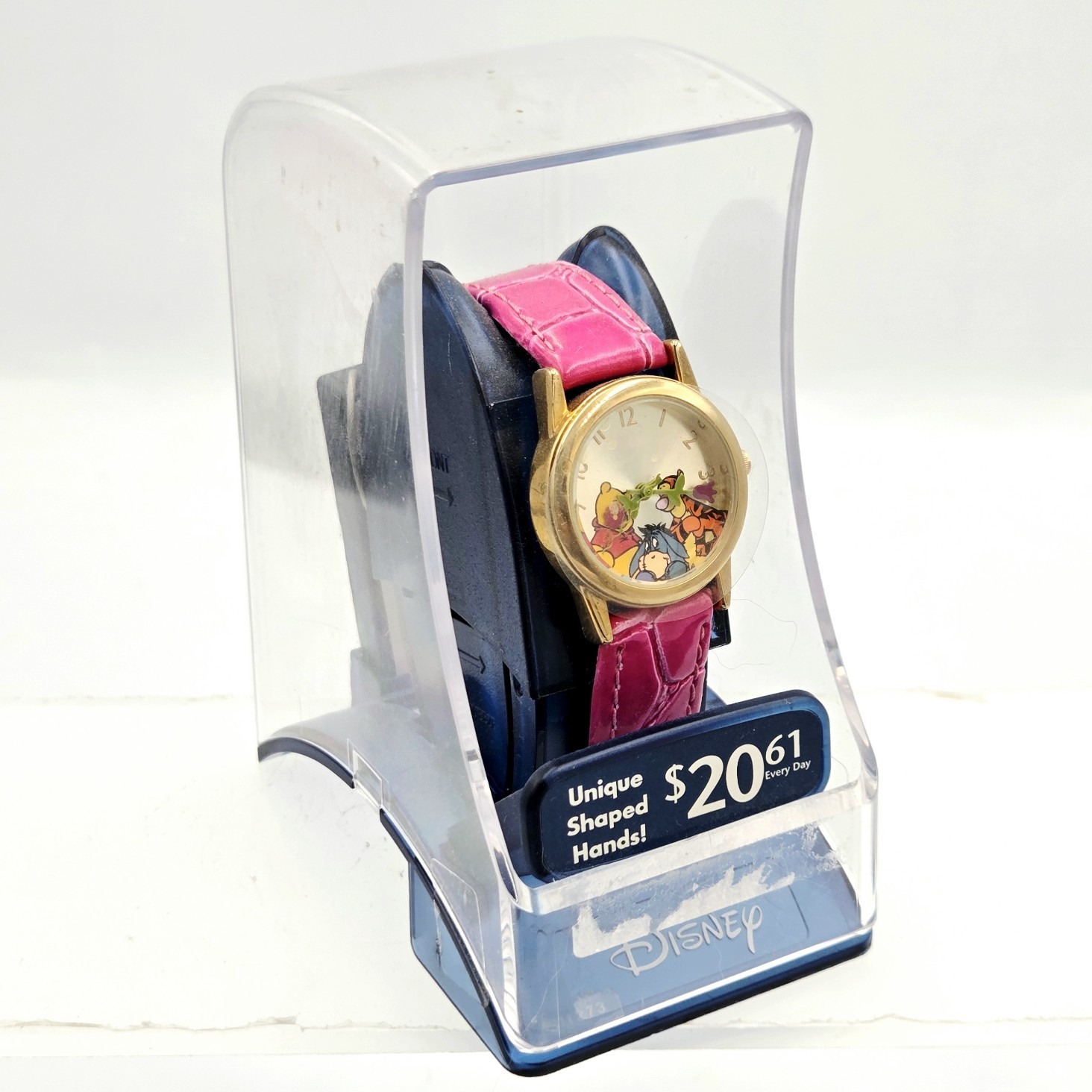 Disney 1993 Pooh Eeyore & Tigger Rotating Flower Hands Watch New Sealed Package