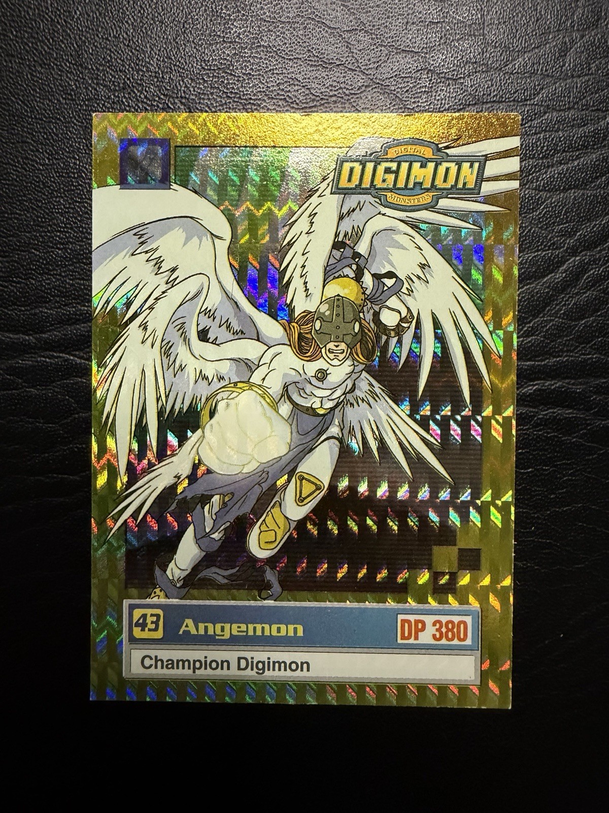 Digimon Animated Series Exclusive Preview Angemon Prism Holo 43 Upper Deck LP