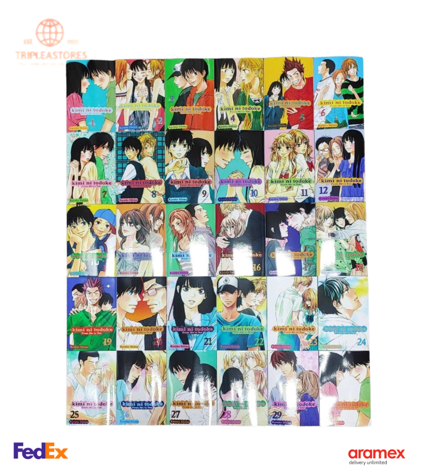 Kimi Ni Todoke From Me To You Manga Volume 1-30 (Full Set Comic) English Version
