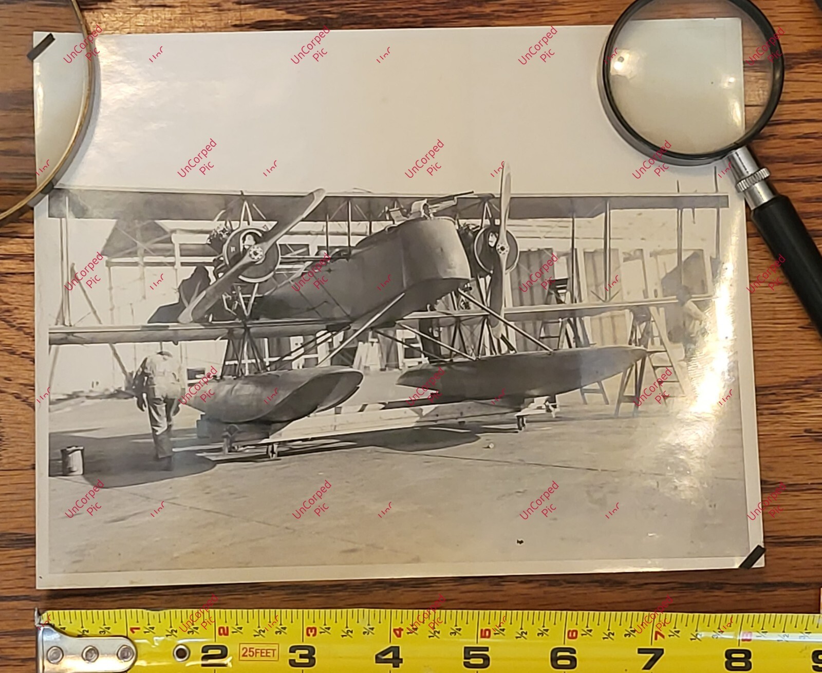 c1916 Curtiss JN-TW Twin JN US Navy Seaplane Photo Key West Rare Aircraft