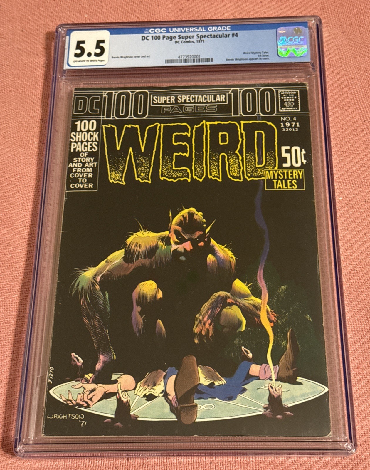 DC 100-Page Super Spectacular #4, CGC 5.5, Bernie Wrightson Cover, DC 1971