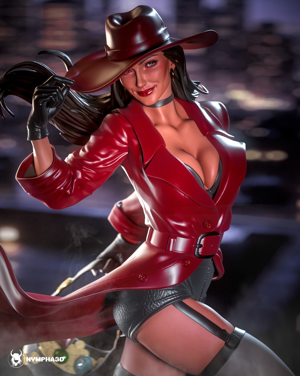 Carmen Sandiego | 1/6 Scale Resin Kit | Master Thief Edition (Unpainted)