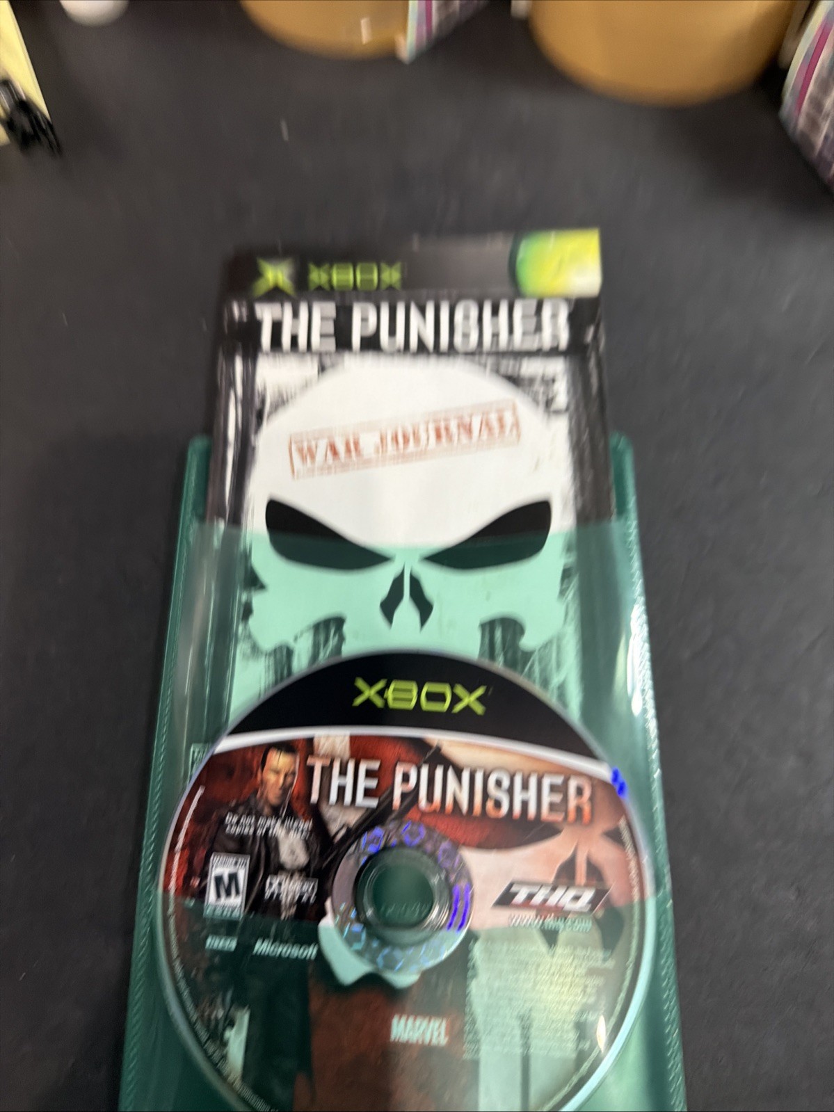 The Punisher Marvel THQ Xbox Original Video Game- Disc and Manual-TESTED