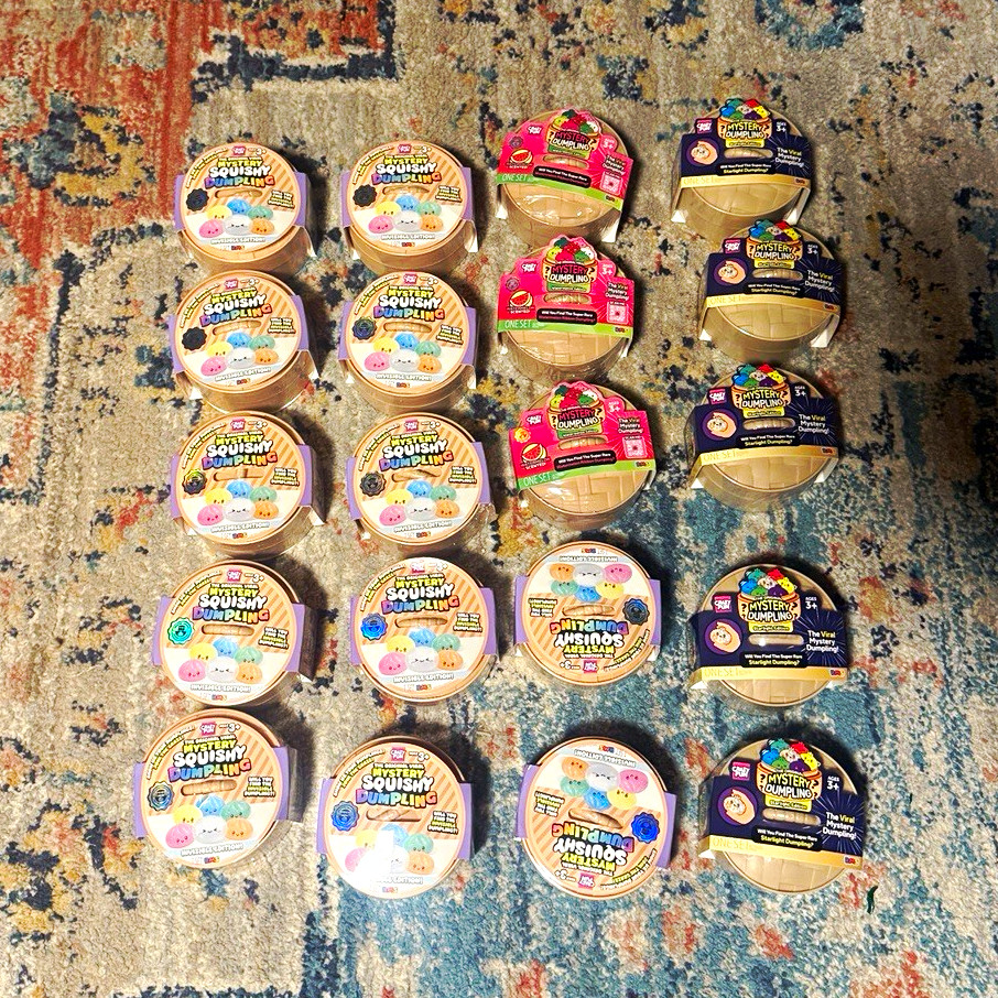 RMS mystery dumplings mixed lot of 20(invisible, watermelon, starlight)