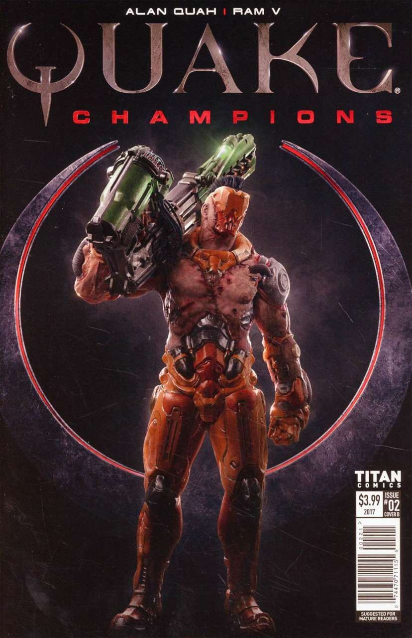 Quake Champions #2B FN; Titan | Video Game Cover Variant - w/Bag+Board