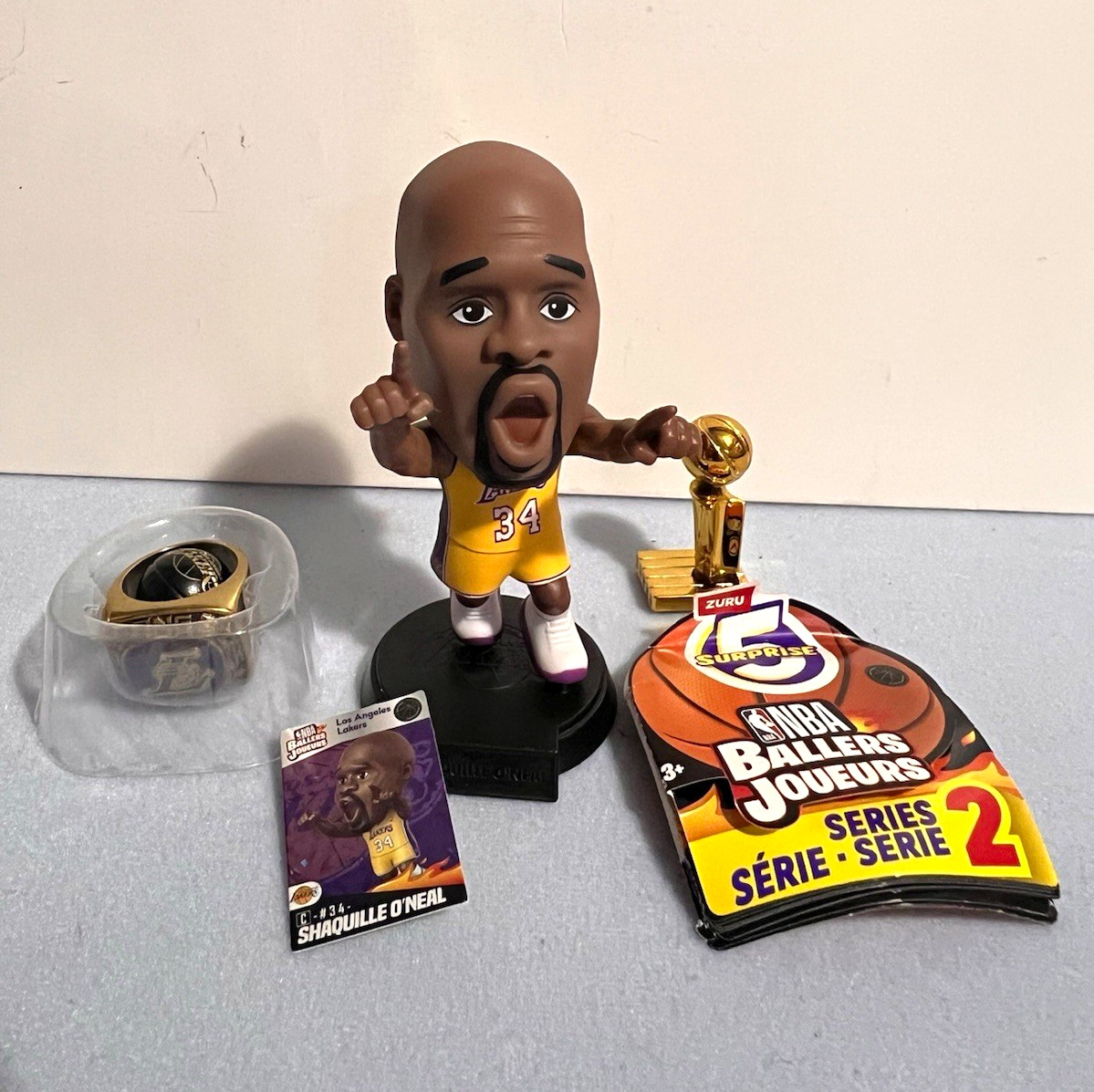 ZURU 5 Surprise NBA Ballers Shaquille O'Neal Figure Series 2 RARE