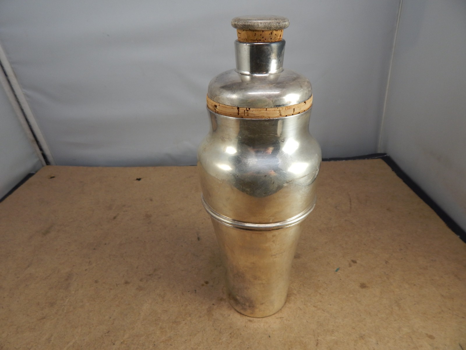 vintage 1920's Meridan International Silver Co COCKTAIL SHAKER #321