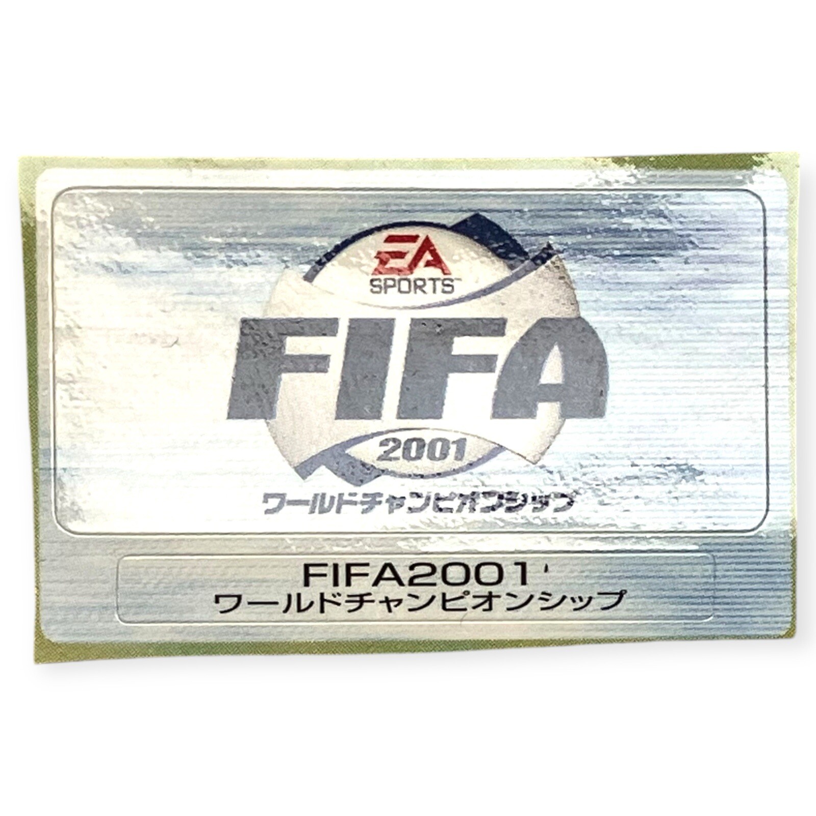 Sony Playstation 2 PS2 EA Sports FIFA 2001 Rare Memory Card Sticker