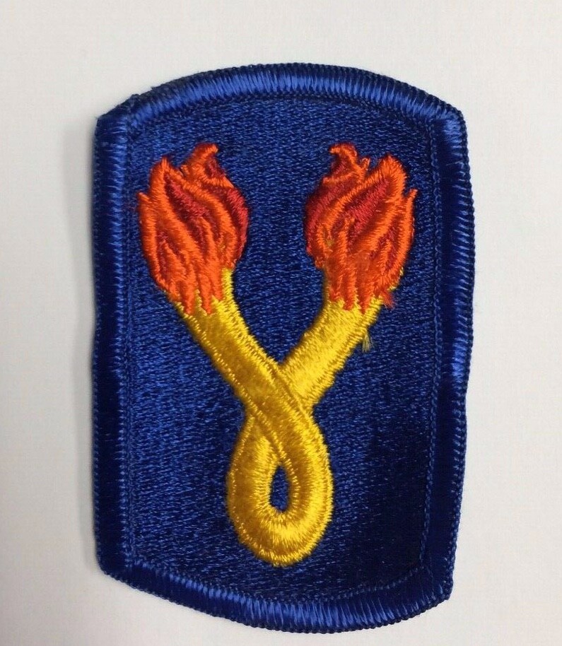 VIETNAM WAR ERA 196TH INFANTRY BRIGADE SSI COLOR SHOULDER PATCH M/E #32