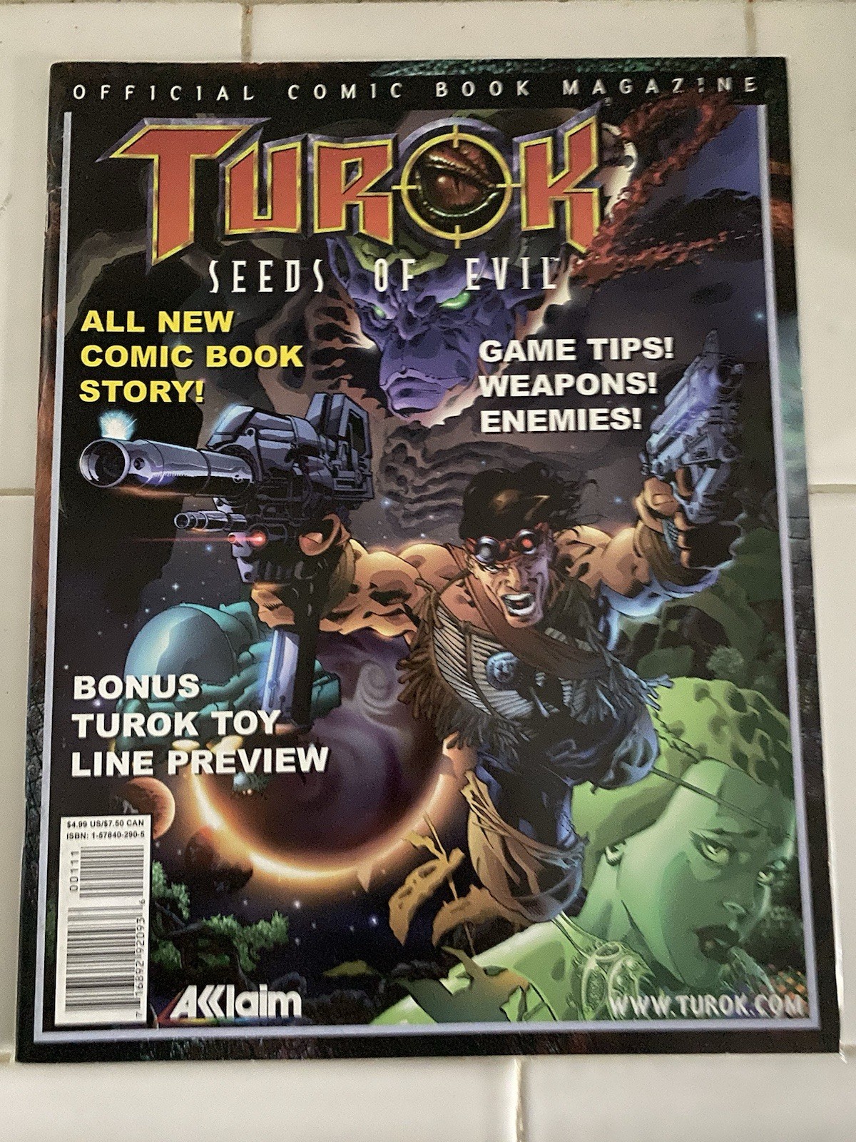 Turok: Seeds of Evil Official Comic Book Magazine (1998) NM