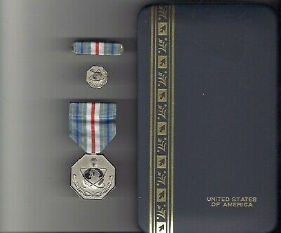 Defense Intelligence Agency Civilian Meritorious medal w lpin in case Type 2 DIA