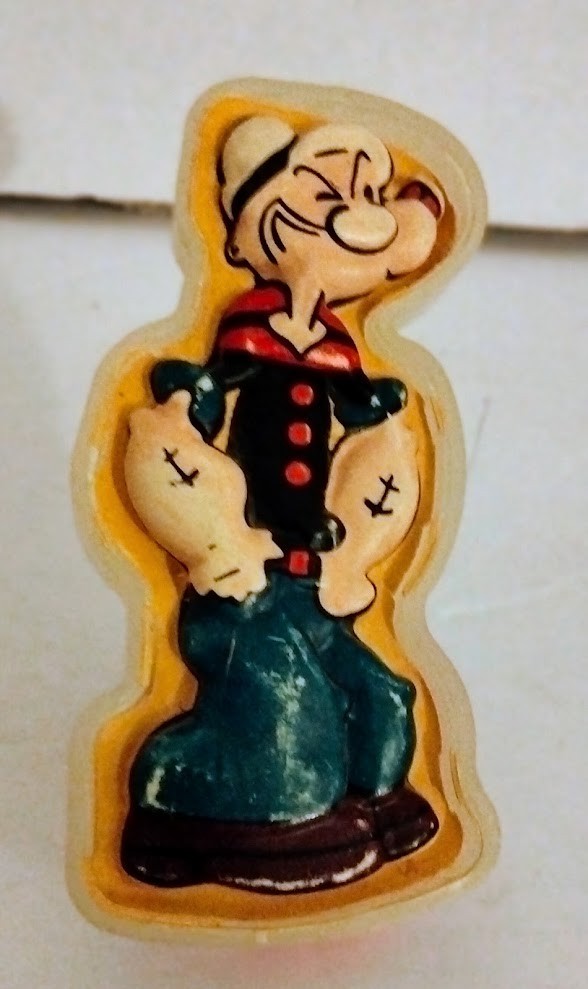 Vintage Popeye Night Light Wall Plug In Worka Arrow Plastics 1960\'s