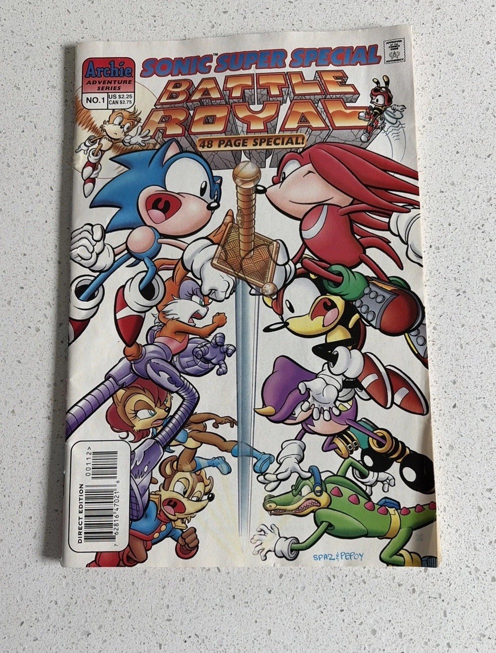 Sonic Vs. Knuckles Battle Royale #1 Comic Book - Sonic the Hedgehog Special
