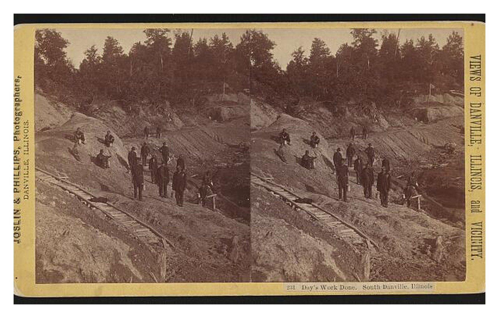 South Danville Illinois Day\'s Work Standard Postcard