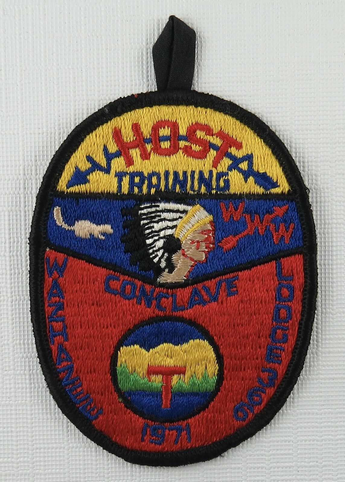 1971 Wazhazee Lodge 366 Ouachita Area Council Area Council BLACK Bdr. [OAX1388B]