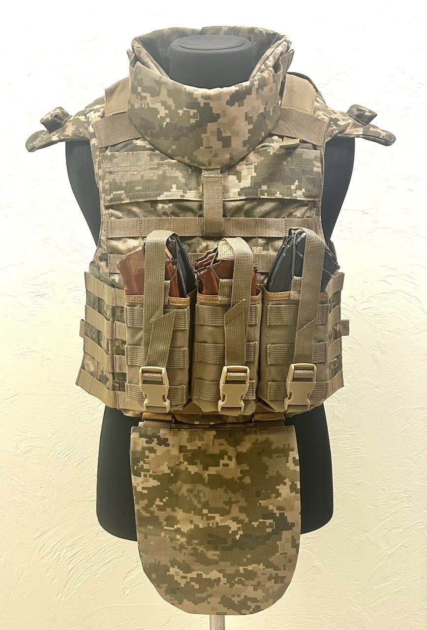 Original Ukrainian Army Vest MM14 TEMP 3000 CORSAIR With Ballistics 2019