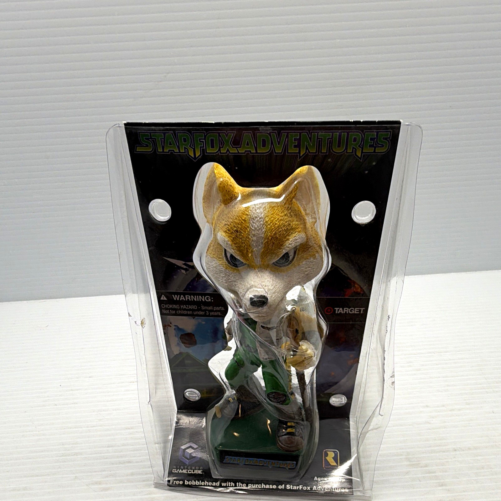 Nintendo Star Fox Adventures Fox McCloud Bobblehead Target Exclusive, Sealed
