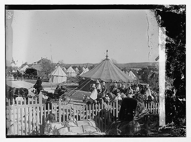 Photo:Jerusalem Palestine 1898 Kaiser Wilhelm II Tent Camp Visit
