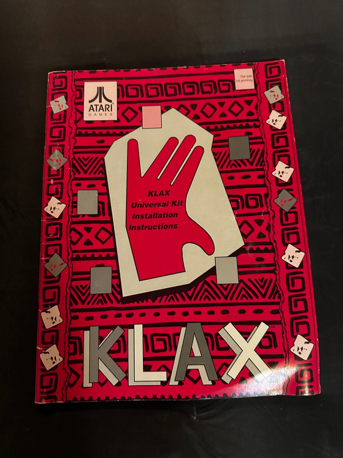 Original Arcade Manual: KLAX - 1989 - ATARI - 