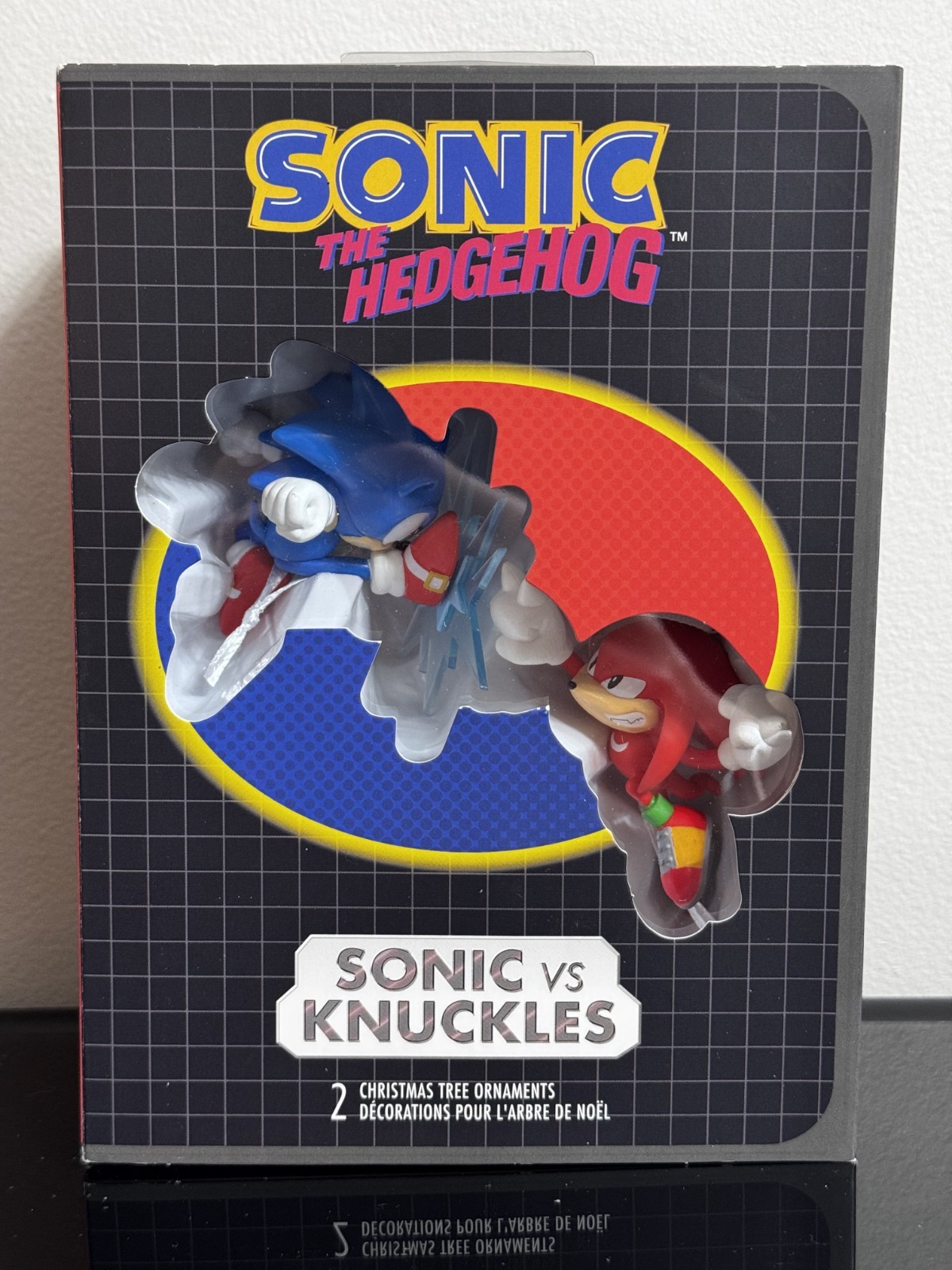 Hallmark Ornaments SONIC vs KNUCKLES Christmas Tree Ornaments NEW