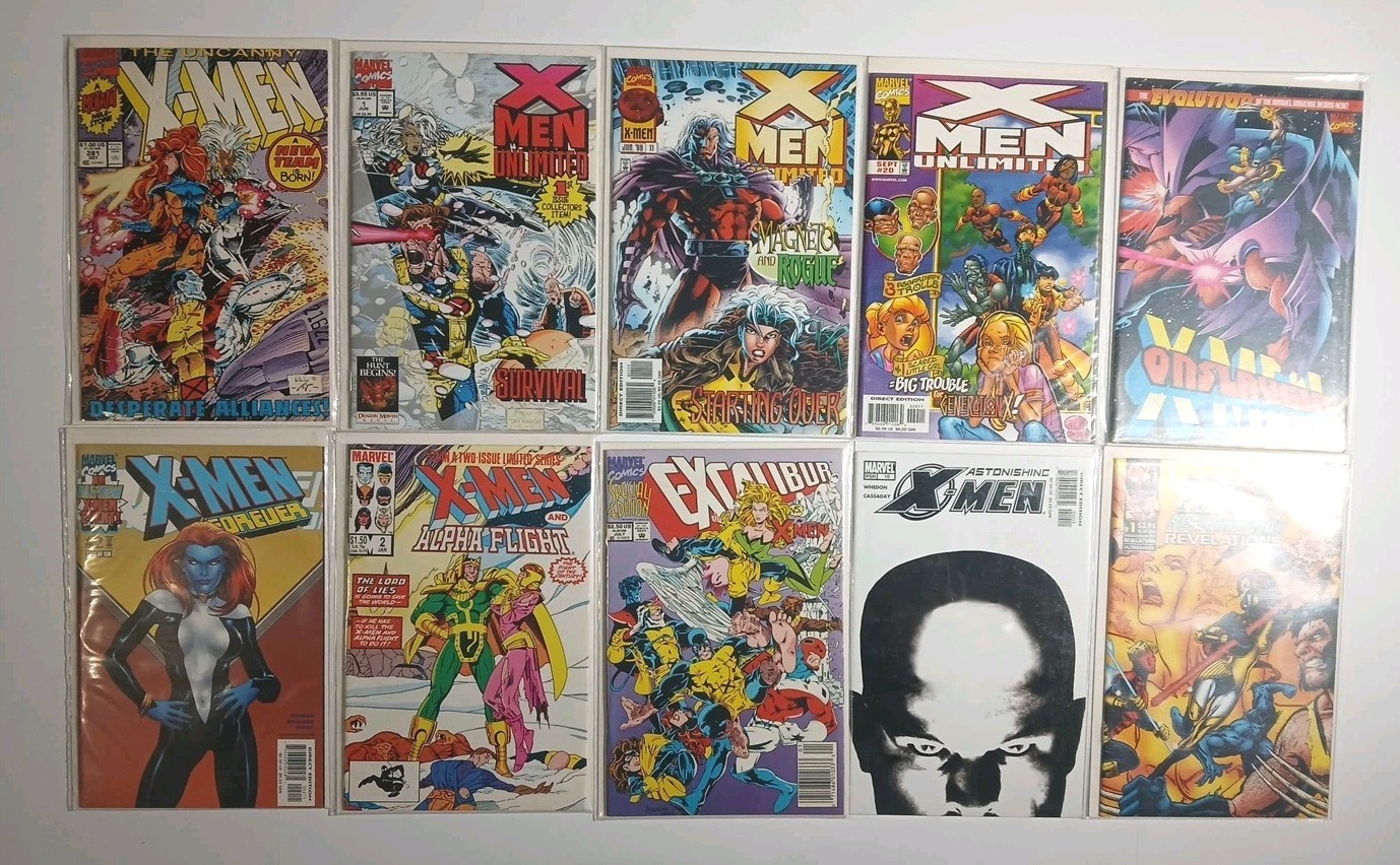 X-Men Marvel Comic Book Lot