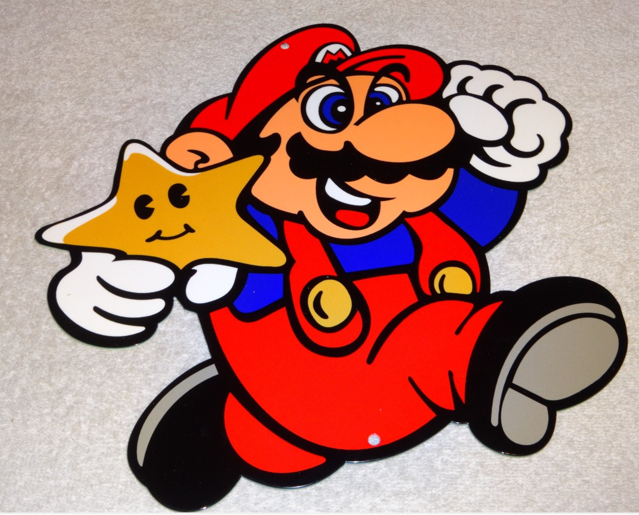VINTAGE MARIO BROTHERS SUPER NINTENDO +STAR 12