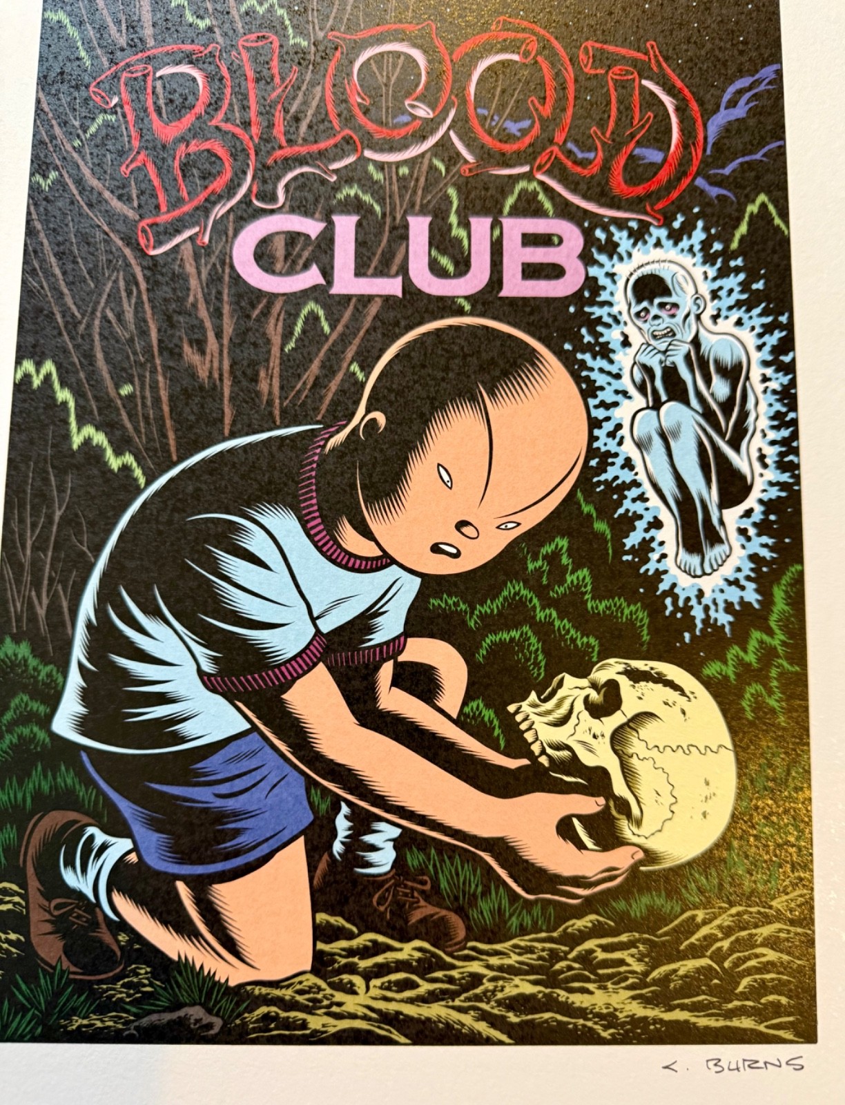 - Charles BURNS Choice of 2 4-Color Prints: 